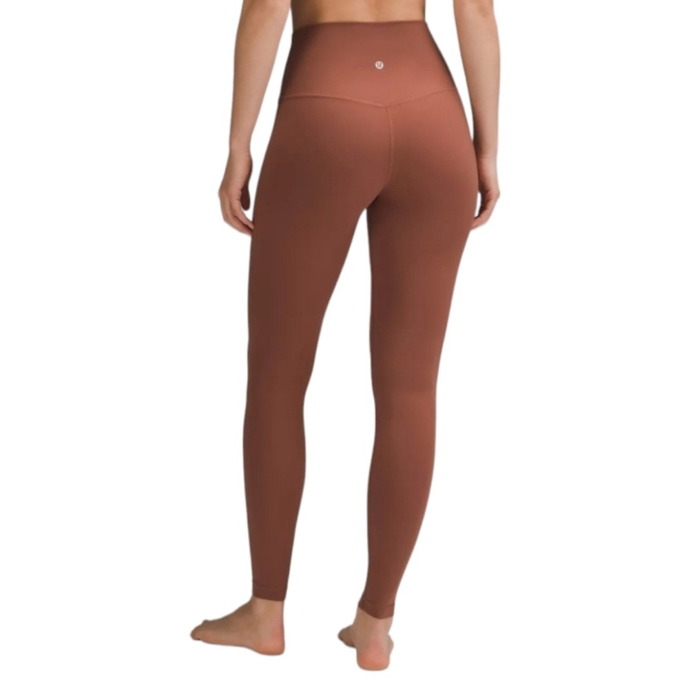 Lululemon Rust Red High-Waisted align Leggings